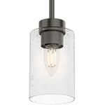 Hartland Pendant - Noble Bronze / Clear Seeded