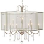 Parisian Chandelier - Antique Silver / Champagne