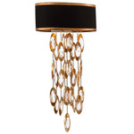 Black Tie Wall Sconce - Gold / Black