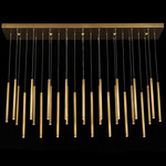 Hans Linear Chandelier - Brass