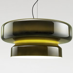 Bohemia Pendant - Matte Black / Green