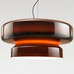 Bohemia Pendant - Matte Black / Amber