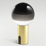 Dipping Light Portable Table Lamp - Brushed Brass / Black