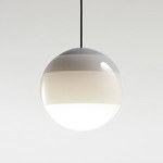 Dipping Light Pendant - Black / Off White