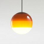 Dipping Light Pendant - Black / Amber