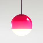 Dipping Light Pendant - Black / Pink