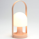 FollowMe Cordless Table Lamp - Pink / White