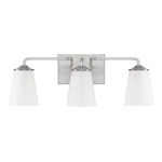 Braylon Bathroom Vanity Light - Brushed Nickel / Soft White