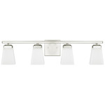 Baxley Bathroom Vanity Light - Polished Nickel / Soft White