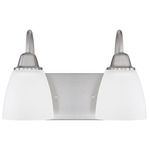 Trenton Bathroom Vanity Light - Brushed Nickel / Acid Washed