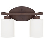 Dixon Bathroom Vanity Light - Bronze / Soft White