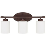 Dixon Bathroom Vanity Light - Bronze / Soft White