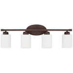 Dixon Bathroom Vanity Light - Bronze / Soft White