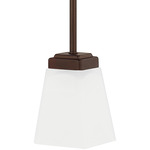 Baxley Pendant - Bronze / Soft White