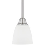 Trenton Mini Pendant - Brushed Nickel / Acid Washed