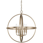 Axis Pendant - Aged Brass