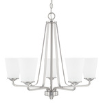 Braylon Chandelier - Brushed Nickel / Soft White