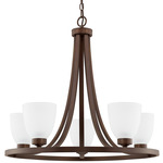 Jameson Chandelier - Bronze / Soft White