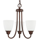 Trenton Chandelier - Bronze / Acid Washed