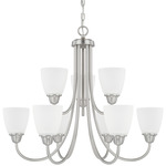 Trenton Chandelier - Brushed Nickel / Acid Washed