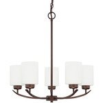 Dixon Chandelier - Bronze / Soft White