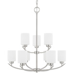 Dixon Chandelier - Brushed Nickel / Soft White