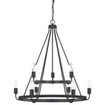 Tanner Chandelier - Matte Black