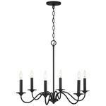 Vincent Chandelier - Black Iron