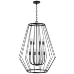 Corey Foyer Pendant - Matte Black