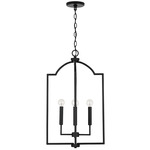 Carter Foyer Pendant - Matte Black