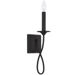 Vincent Wall Sconce - Black Iron
