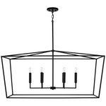 Thea Linear Pendant - Matte Black