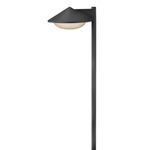 Contempo 12V Path Light - Charcoal Gray / Etched Opal