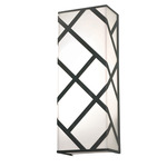 Haven Color-Select Wall Sconce - Black / White Acrylic