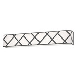 Haven Color-Select Bathroom Vanity Light - Black / White Acrylic