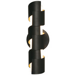 Louie Wall Sconce - Black / Gold / White Acrylic