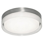 Tribeca Color-Select Ceiling Light - Satin Nickel / White Acrylic