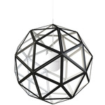 Geodome Pendant - Black / White