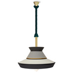 Calypso Guadaloupe Outdoor Pendant - Satin Brass / Sale E Pepe Multi