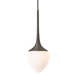 Louis Pendant - Satin Graphite / Opal Patterned