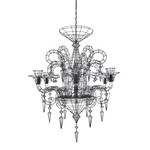 Angelus Chandelier - Black