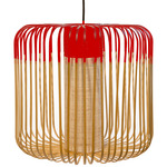 Bamboo Outdoor Pendant - Red Bamboo