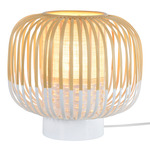 Bamboo Table Lamp - White