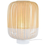 Bamboo Table Lamp - White