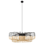 Bamboo Up/Down Pendant - Black