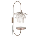 Papillon Shelf Wall Sconce - Metallic Taupe / Metallic Taupe