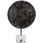 Chanpen Hexagon Table Lamp - Gun Metal / Black