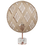 Chanpen Diamond Table Lamp - Copper / Natural