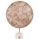 Chanpen Hexagon Table Lamp - Copper / Natural