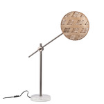 Chanpen Diamond Desk Lamp - Gun Metal / Natural